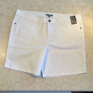 White Jean Montauk Short by New York & Company Size 14